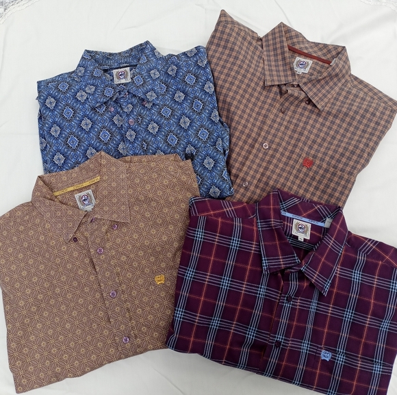 XL Men's Button Down Dress Shirts by Cinch Bundle